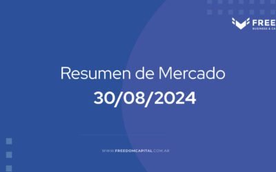 Resumen de mercado: 30 de Agosto 2024
