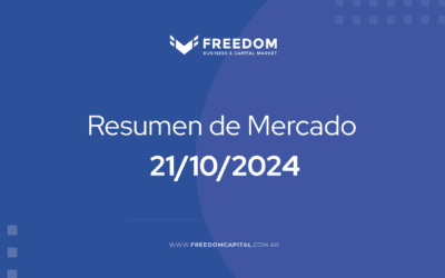 Resumen de mercado: 21 de Octubre de 2024