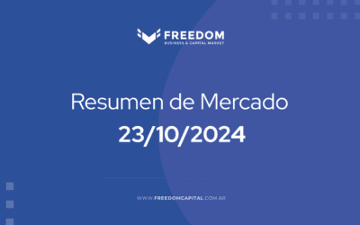 Resumen de mercado: 23 de Octubre de 2024