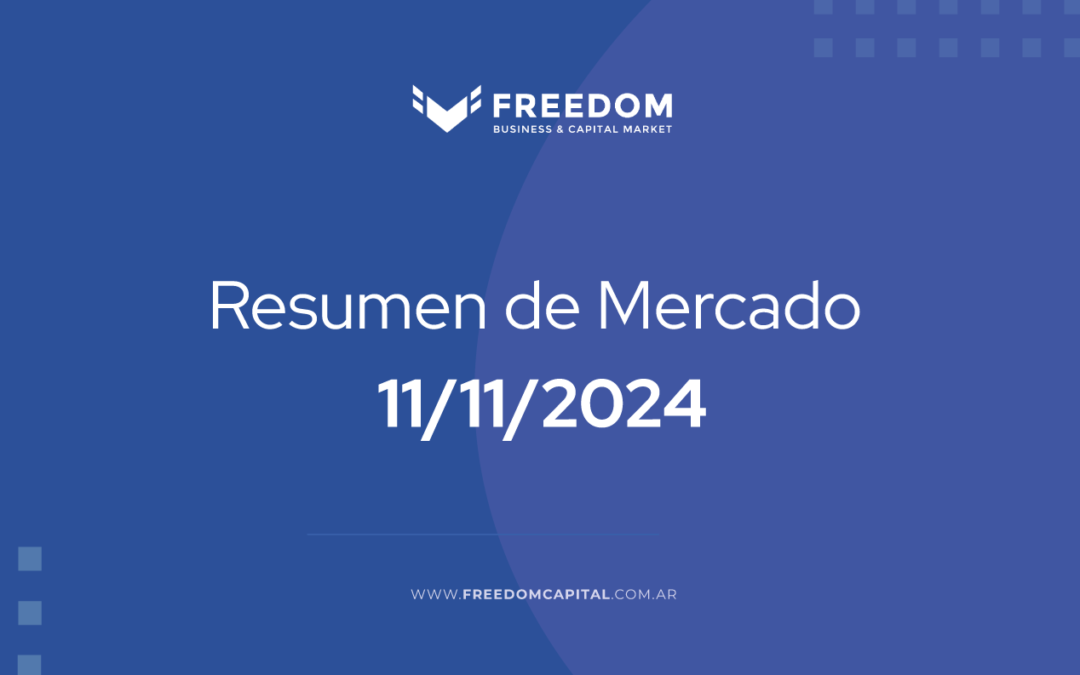 Cierre de Mercado: 11 de Noviembre de 2024