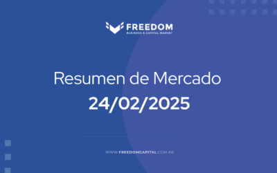 Cierre de Mercado: 24 de febrero de 2025