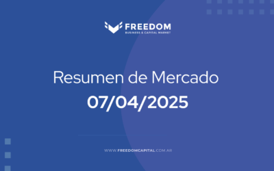 Cierre de Mercado: 07 de abril de 2025