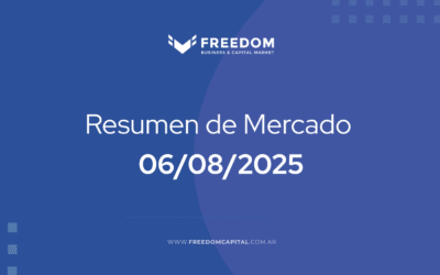 Cierre de Mercado: 06 de agosto de 2025