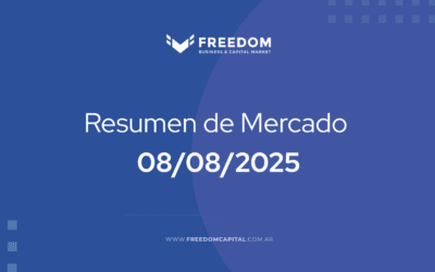 Cierre de mercado: 08 de agosto de 2025