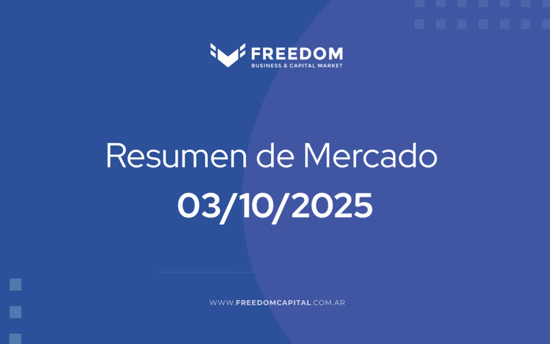 Cierre de mercado: 03 de Octubre de 2025