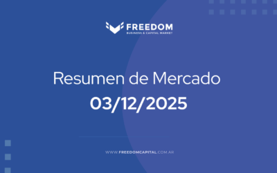 Cierre de mercado: 03 de Diciembre de 2025